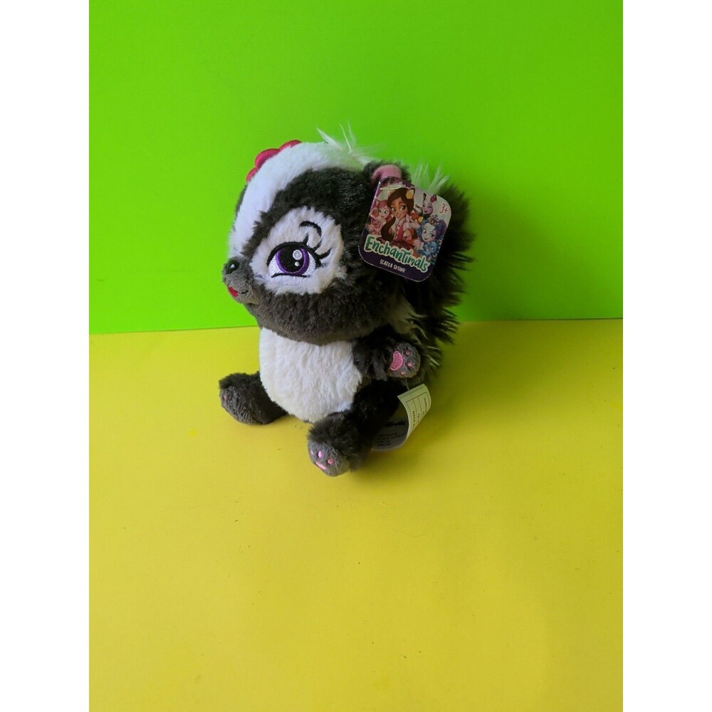 NWT Enchantimals Scarla Skunk 6" Mattel 2017 Stuffed Animal Plush